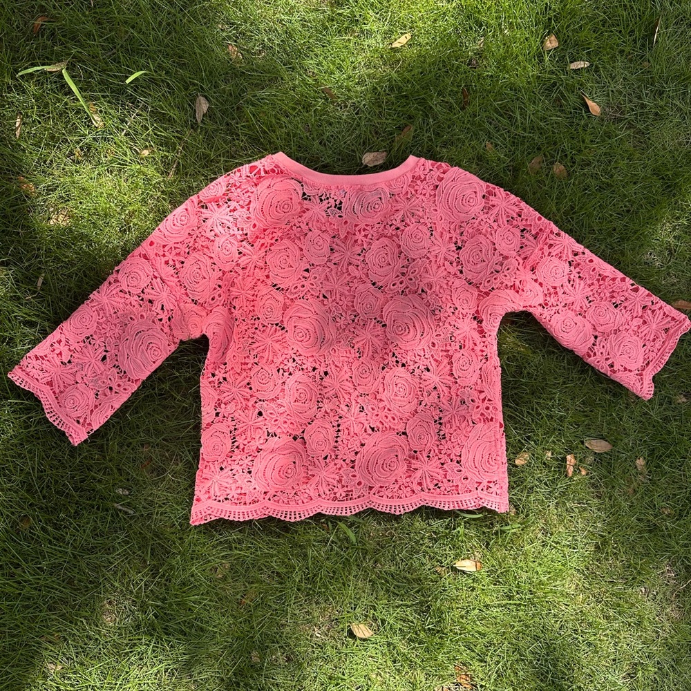 Pink Lace Top - Picture 2 of 7
